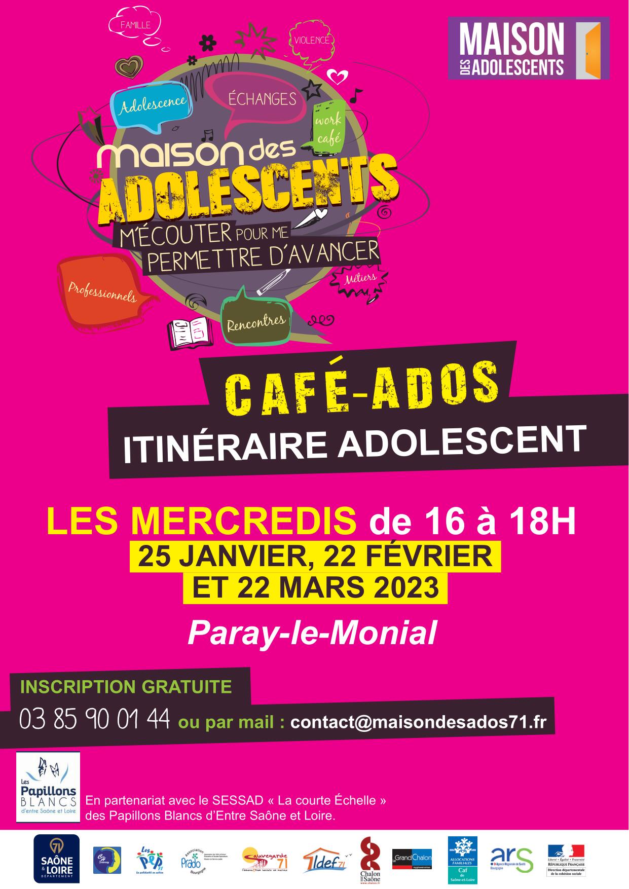 PARAY-LE-MONIAL - CAFE ADOS