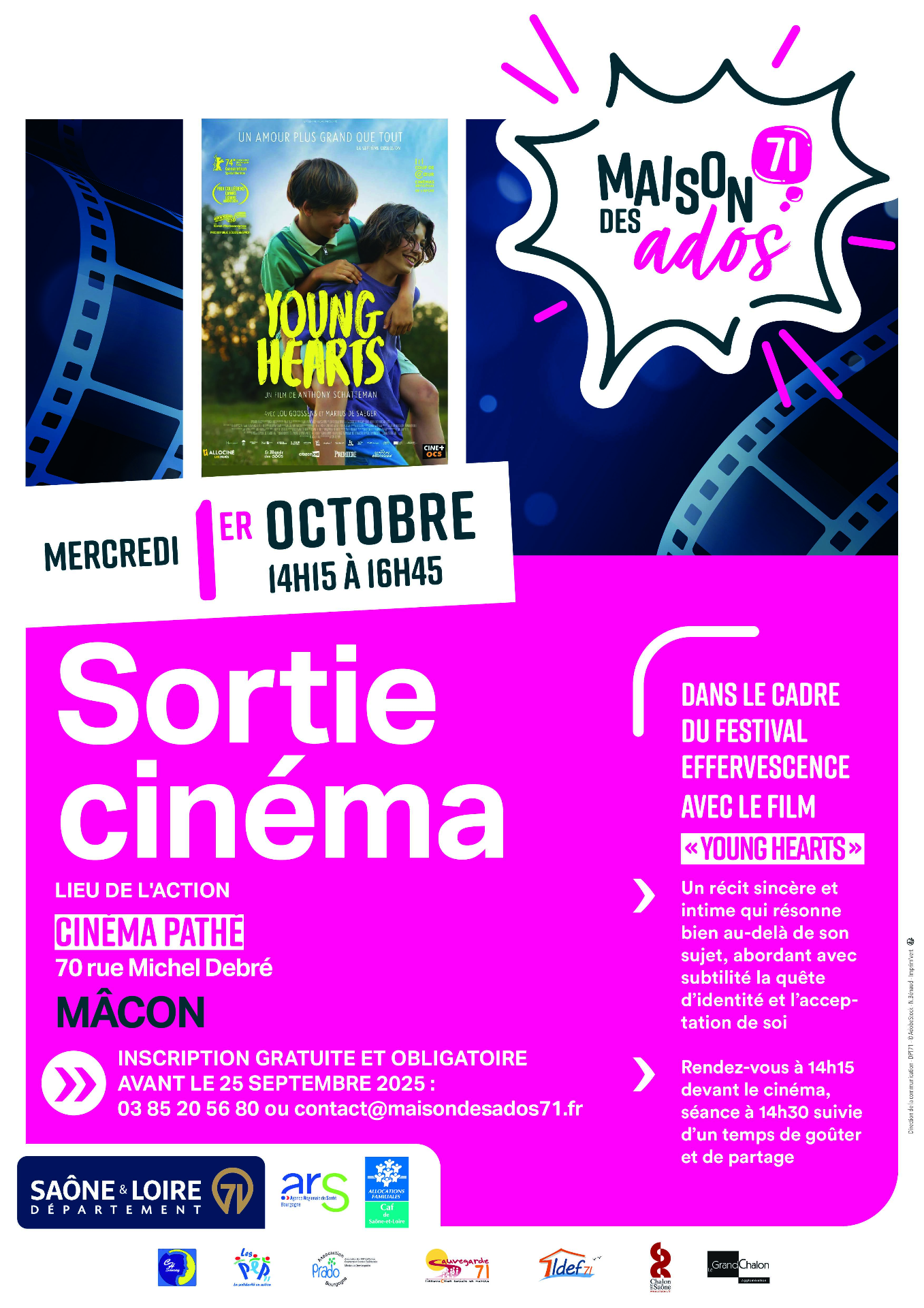 MACON - Sortie cinéma le 1er Octobre