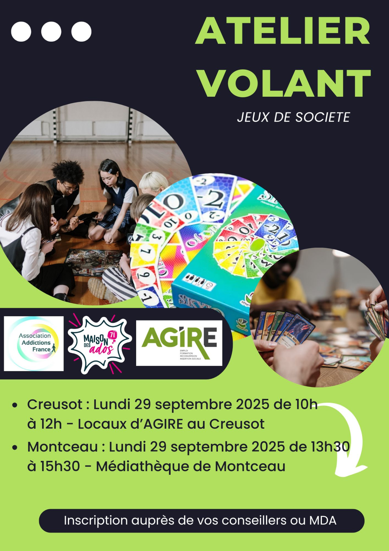 MONTCEAU / CREUSOT - ATELIERS VOLANTS