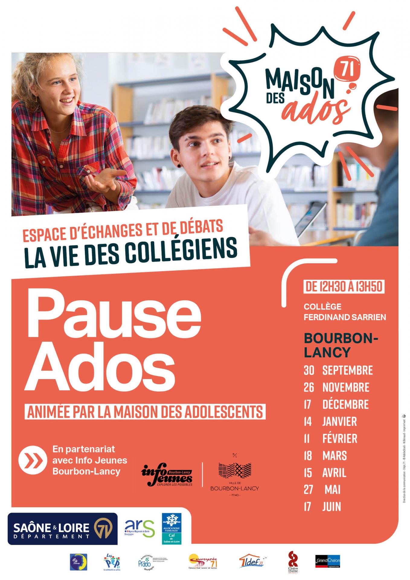  Bourbon Lancy - Pause Ados 