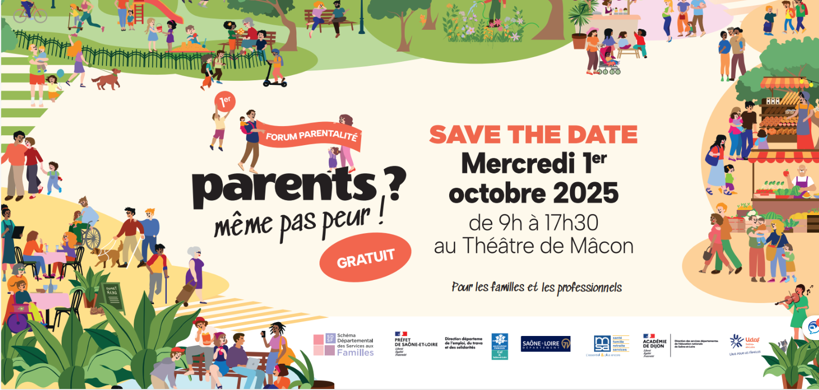 MACON - Forum  Parentalité "Parents, même pas peur " 